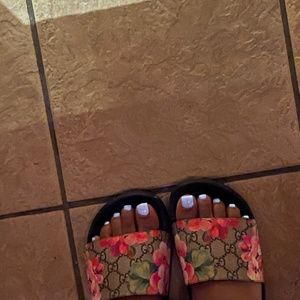 Gucci Floral Slides